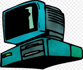 clip art electric blue fictional character