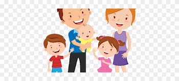 Clip Art Family Word Art Clipart Panda Free Clipart - Family Picture Cartoon
