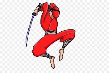 Clip art Finger Product Character Cartoon - male ninja bun 