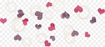 Clip art - Floating Purple Heart 