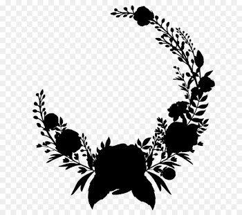 Clip art Flower Pattern Silhouette Leaf -  