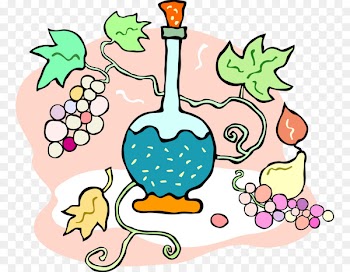 Clip art Flower Produce January Calendar - decanter illustration 
