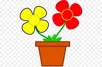Clip art Flowerpot Free content Portable Network Graphics Colorful flower pot - boterfly bubble 