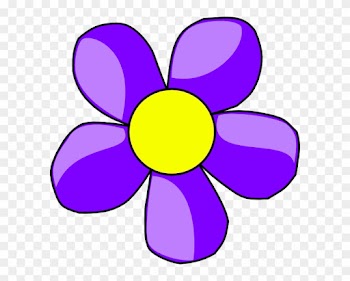 Clip Art Flowers Purple