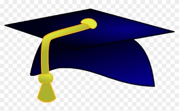 Clip Art For Graduation - Blue Graduation Cap Clipart