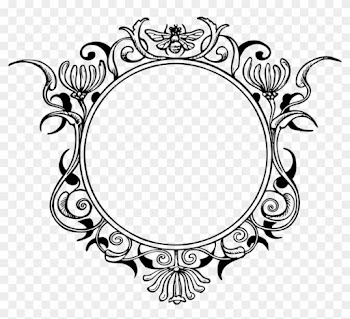 Clip Art For Liturgical Year Decorative Arts Download - Vintage Frame Circle Png