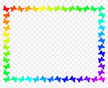 Clip Art Free Download Butterfly Border Clipart - Butterfly Borders And Frames