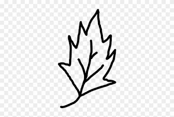 Clip Art Free Library Leaves Png Svg Vector - Leaf Outline Png