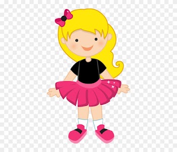 Clip Art - Girl In Tutu Clipart