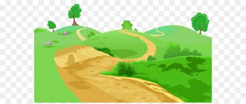 Clip art - Grass and Pathway Transparent PNG Clip Art Image 