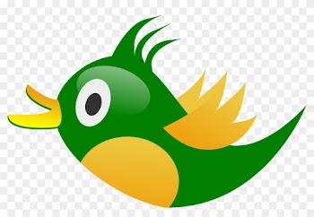 Clip Art Green Bird - Green And Yellow Bird Clipart