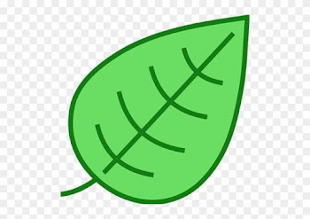 Clip Art Green Leaf Outline