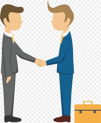 Clip art - Handshake man 