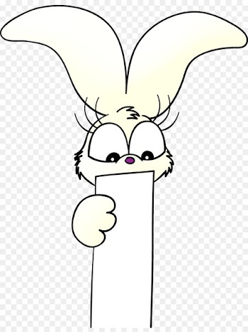 Clip art Hare Easter Bunny Illustration Ear - who made dear diary 