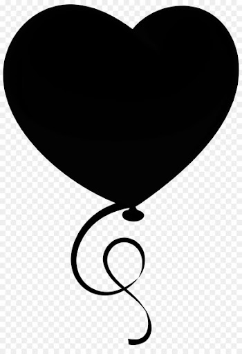 Clip art Heart Product design Line Balloon -  