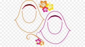 Clip art Hijab Image Openclipart Cartoon - hijba watercolor 
