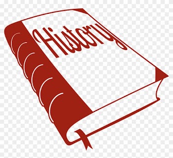 Clip Art History Book Outline Red Clipart The Cliparts - Word History In Cursive