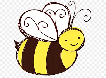 clip art honeybee cartoon bee yellow