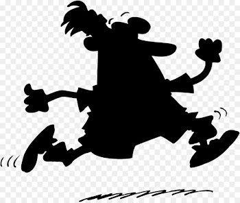 Clip art Human behavior Silhouette Cartoon Character -  