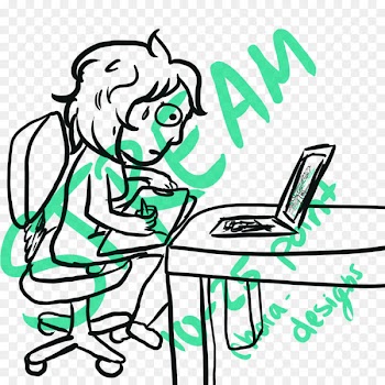 Clip art Illustration Cartoon Human behavior Line art - airflow streamer 