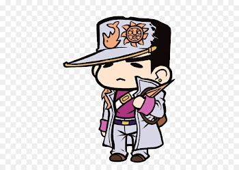 Clip art Illustration Hat Human behavior Cartoon - jotaro business 