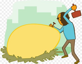Clip art Illustration Human behavior Animal - nestegg poster 