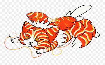 Clip art Illustration Insect Cat Cartoon - therion poster 