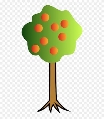 Clip Art Images Of Apple Tree - Cartoon Images Tree With Roots