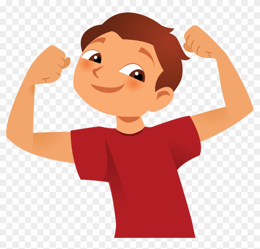 Clip Art Images Of Strong Boy Cliparts - Brave Clipart