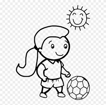 Clip Art Library - Soccer Coloring Pages