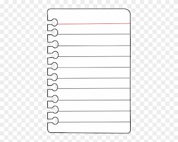 Clip Art Lined Paper Clipart - Clipart Of Notebook Border
