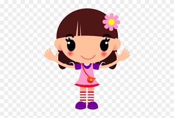 Clip Art, Little Girls, Dolls, Illustrations - Cartoon Characters Girls