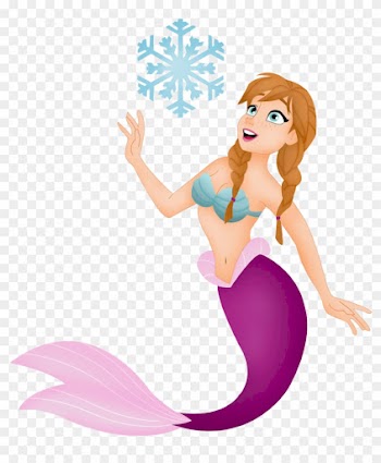 Clip Art Mermaid - Anna Mermaid Clipart