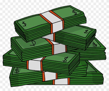 Clip Art Money Bills - Stacks Of Money Clipart