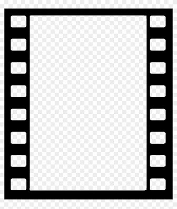 Clip Art Movie Medium Size - Film Strip Border Png