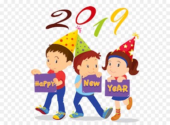 Clip art New Year Image Christmas Day Openclipart - happy new year 2019 flower 
