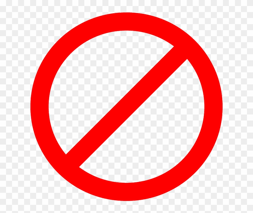 Clip Art No Entry Sign - None Clipart Black And White