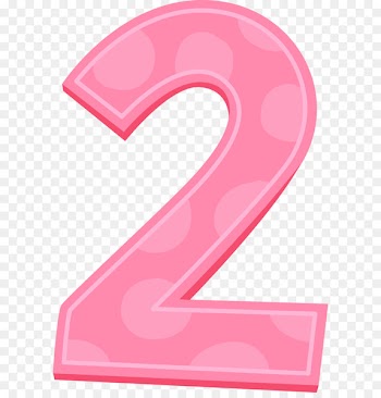 Clip art - Number 2 PNG 