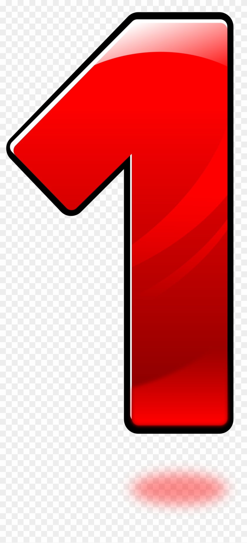 Clip Art Numbers 1 - Number 1 Clipart