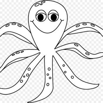 Clip art Octopus Black and white Drawing Image - octapus stamp 