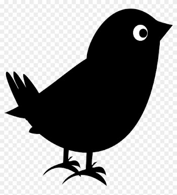 Clip Art Of A Black Bird Blackbird Clipart Perched - Clipart Black Bird