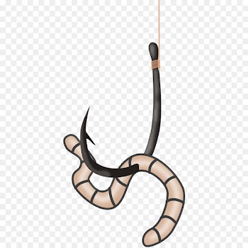 Clip art Openclipart Worm Fish hook Illustration - worms streamer 