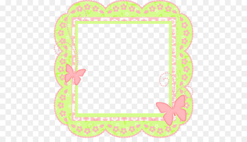 Clip art Pattern Picture Frames Pink M Border - butterfly label ...
