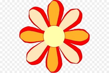 clip art petal red flower plant