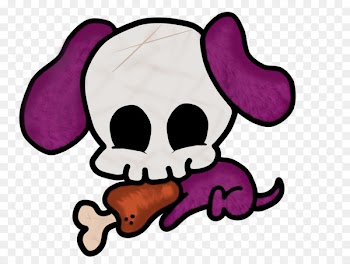 Clip art Product Skull Character Flower - screaming skull 