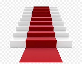 Clip art - Red carpet stone steps 