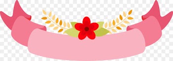 Clip art - Red ribbon streamers 