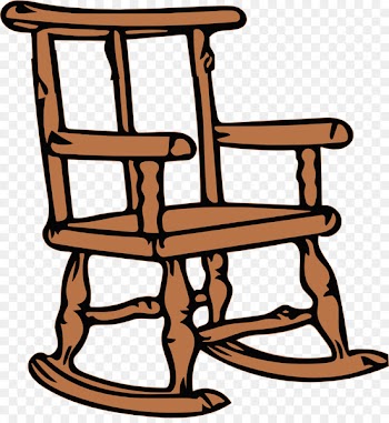 Clip art Rocking Chairs Openclipart Wooden Rocking Chair - chair 