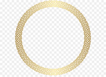 Clip art - Round Border Frame Gold PNG Clip Art 