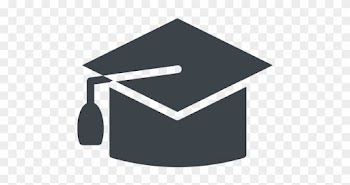 Clip Art Royalty Free Graduation Hat Flat School Icon - School Icon Transparent Background